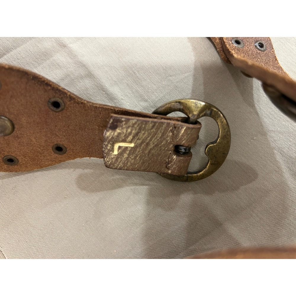 Brown Leather Jessica Simpson belt size Large - Picture 3 of 5